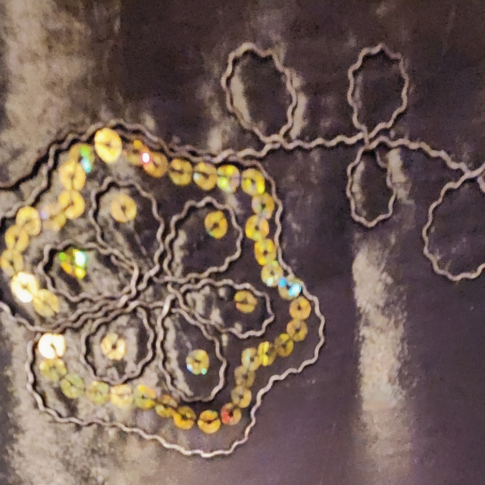 Embroidered Brown Jacket With Sequines - image 8